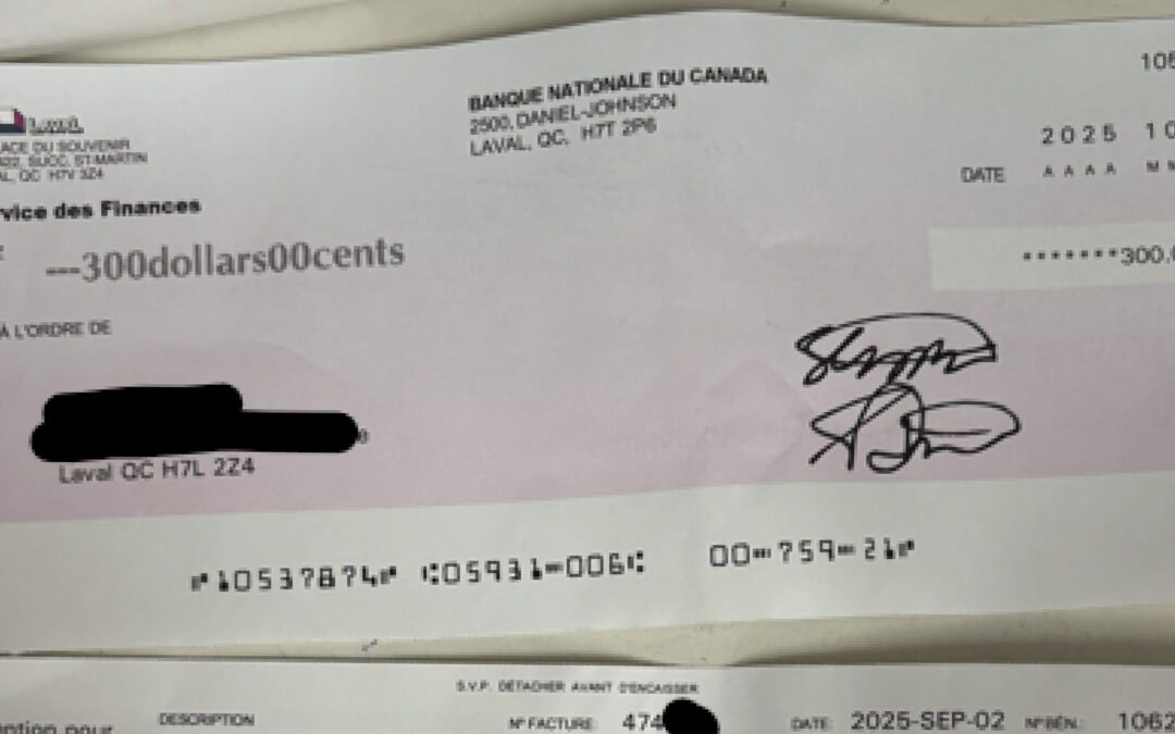 Des chèques aux aînés en campagne électorale : « Le maire Boyer multiplie les manœuvres douteuses pour assurer sa réélection. C’est odieux » – Claude Larochelle